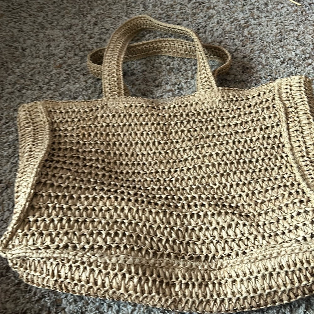 H and m summer beach bag
